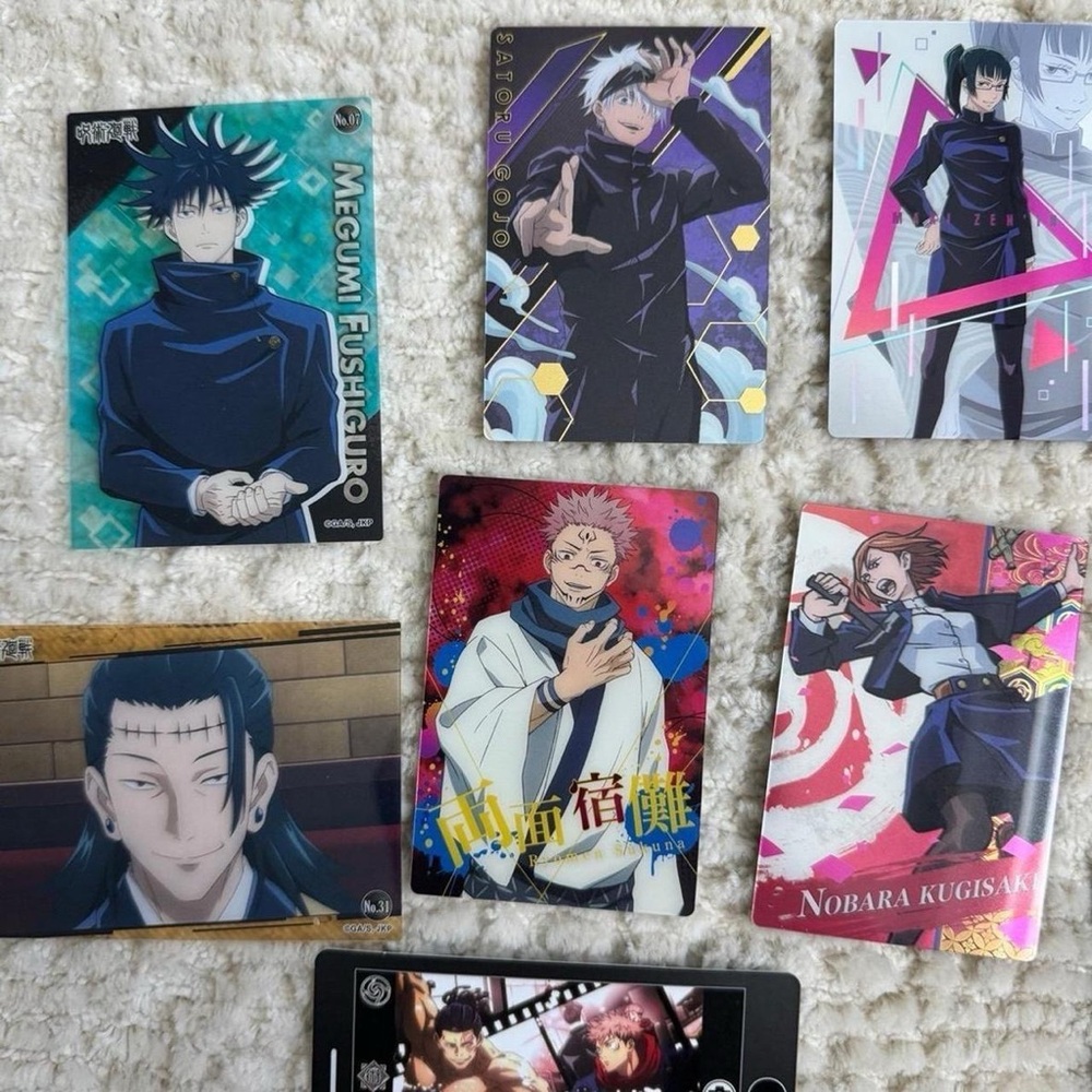 Jujutsu Kaisen anime trading cards Gojo Satoru